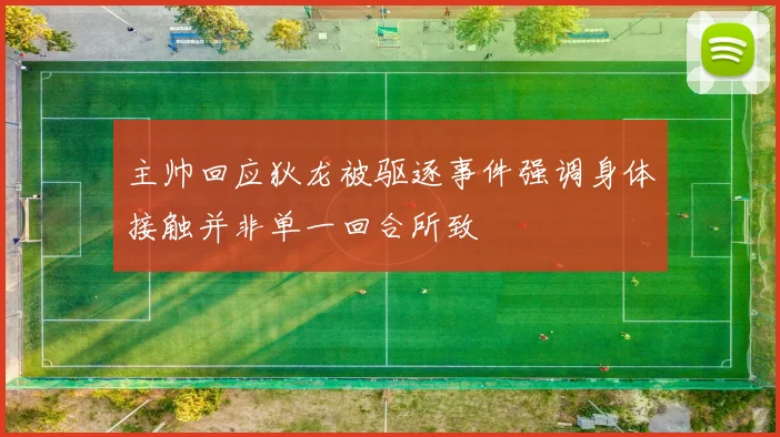 主帅回应狄龙被驱逐事件强调身体接触并非单一回合所致
